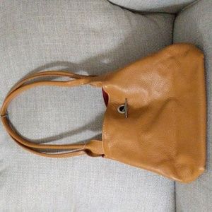 Brown shoulder bag